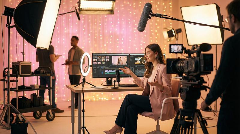 网红主播动漫绘画视频